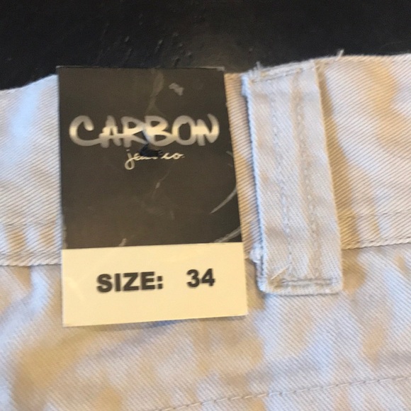 NWT Men’s 34 Light Khaki Cargo Carbon Shorts 🌟 - Picture 4 of 6
